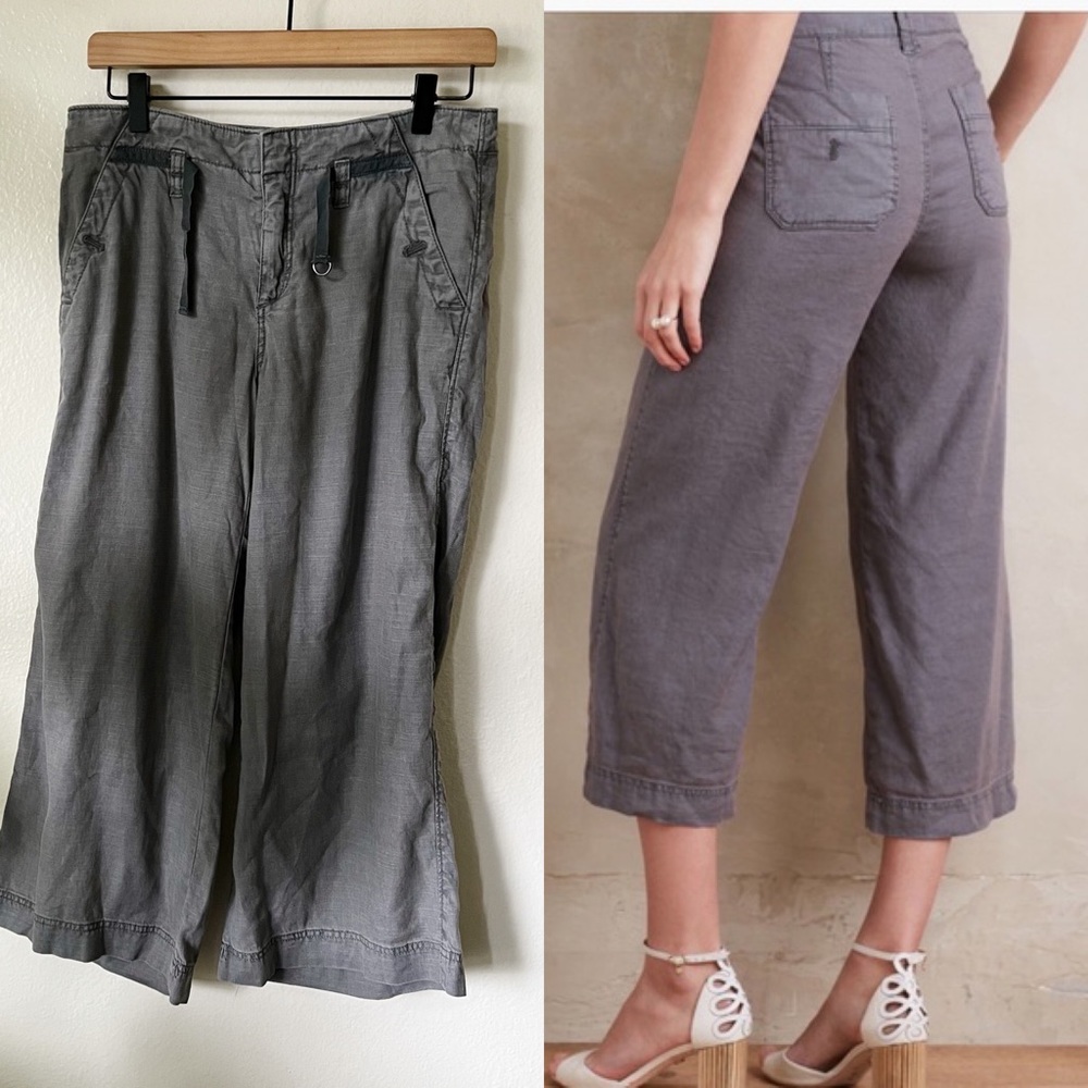 Anthropologie | Pilcro Linen Culottes